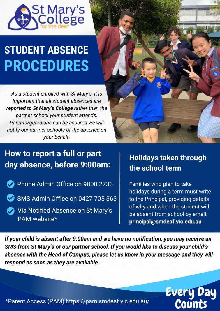Student Absence Proceedures
