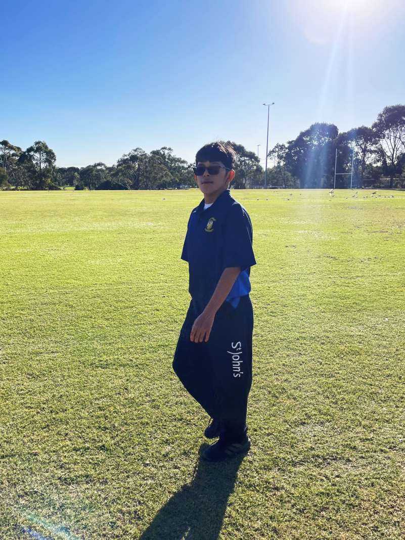 Xander Competing in the SJRC Cross Country