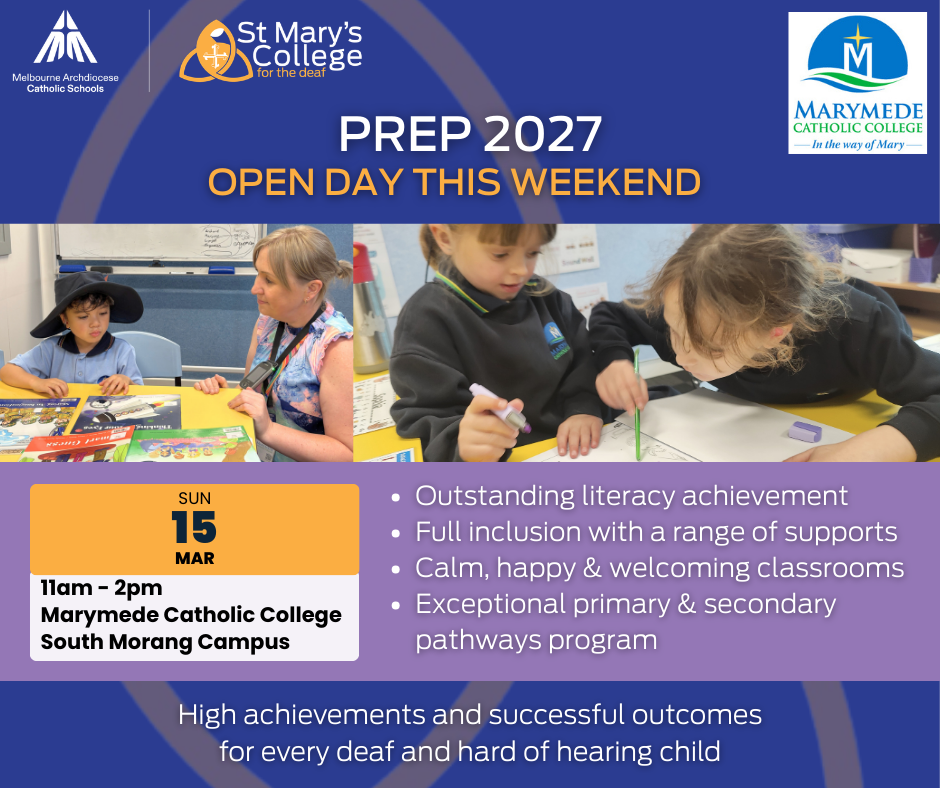 Open Day with Marymede Catholic College