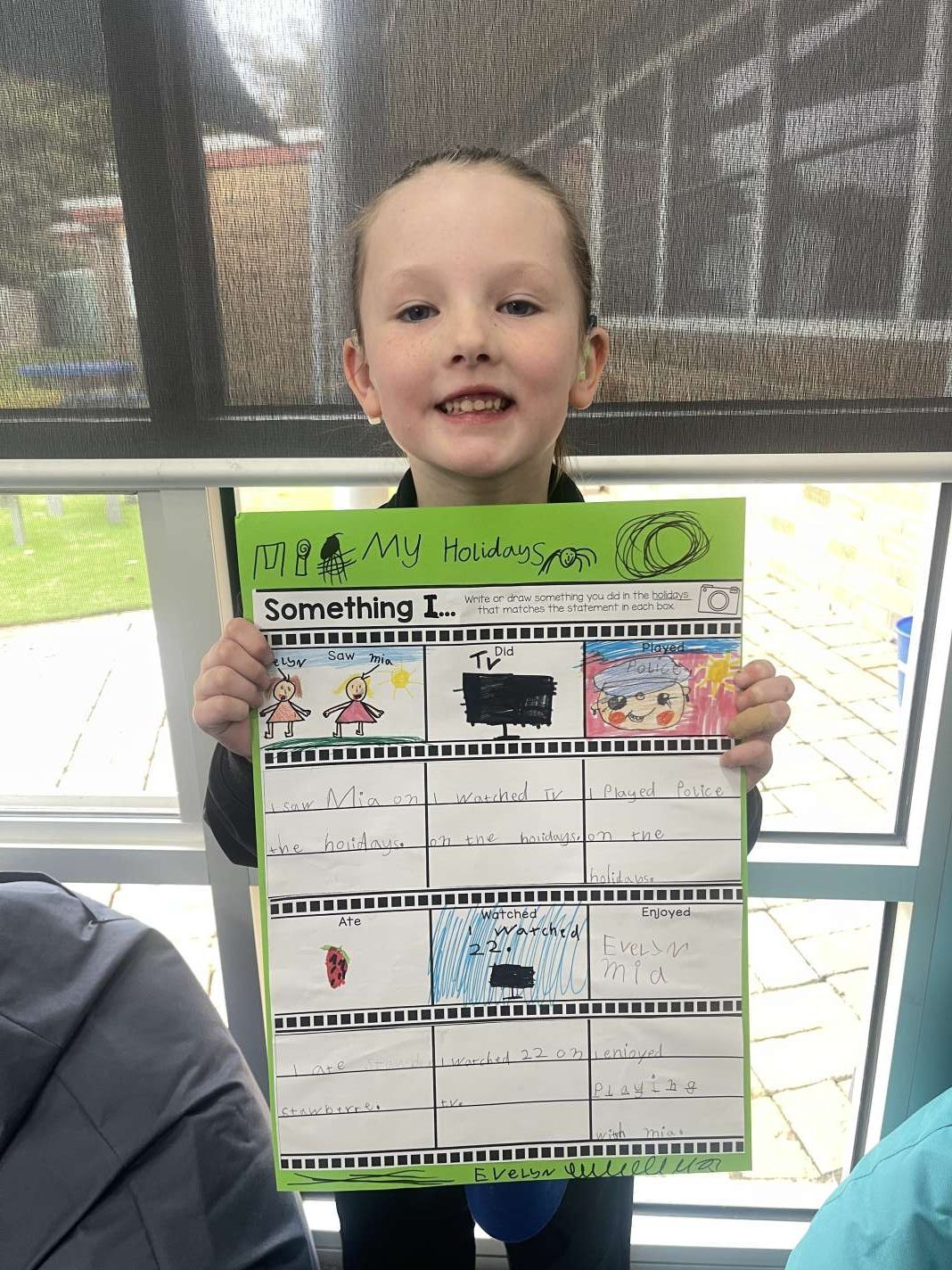 Evelyn Recount Writing